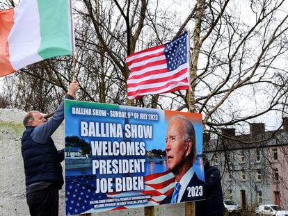 Excitement is building in Ballina, a small Irish town that was home to some of President Joe Biden's ancestors. Biden is scheduled to visit the town next week, part of a four-day trip to Ireland and neighboring Northern Ireland.