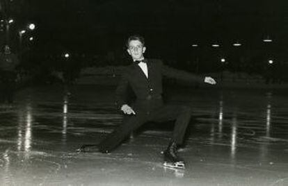 Villalba at the 1956 Winter Olympics.