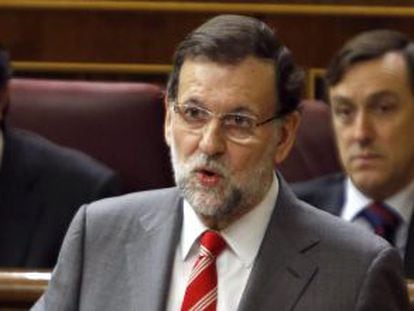 Prime Minister Mariano Rajoy addresses Congress on Wednesday.
