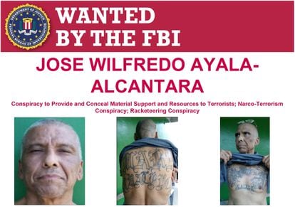 The FBI wanted poster for José Wilfredo Ayala. 