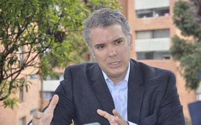 Iván Duque, the presidential candidate for Colombia's Democratic Center.