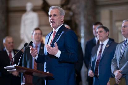 Speaker of the House Kevin McCarthy, R-California at the Capitol in Washington on March 10, 2023.