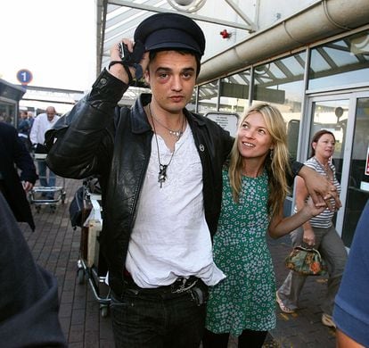 Pete Doherty and model Kate Moss