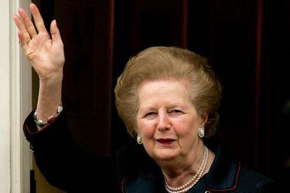 Margaret Thatcher, who died this week, pictured at her home in 2005.