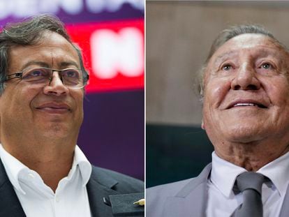 Colombian presidential candidates: Gustavo Petro (l) and Rodolfo Hernández.