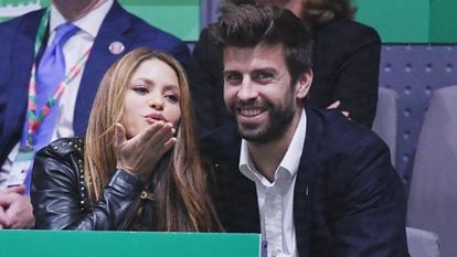 Shakira and Gerard Piqué in a file photo from 2019.