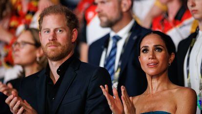 Meghan Markle and Prince Harry during a sporting event in Düsseldorf (Germany), last September 16.