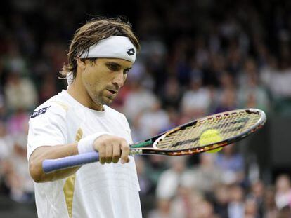 David Ferrer had his fourth-round match against Juan Mart&iacute;n del Potro under control from start to finish on Tuesday.