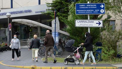 Txagorritxu hospital in the Basque city of Vitoria, where a coronavirus outbreak was detected.