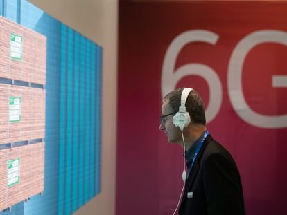 An interactive demonstration of Nokia’s 6G technology at Mobile World Congress 2023 in Barcelona.