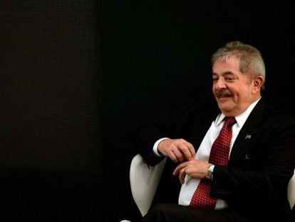 Former Brazilian President Luis In&aacute;cio Lula da Silva, pictured at a recent ceremony in Brasilia.