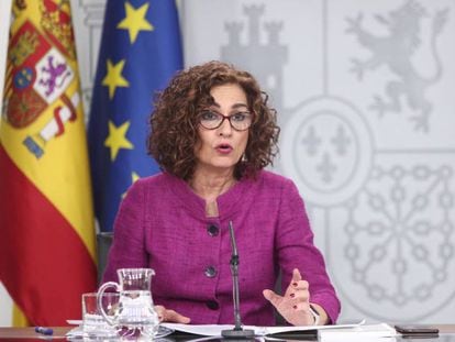 Government spokesperson María Jesús Montero.