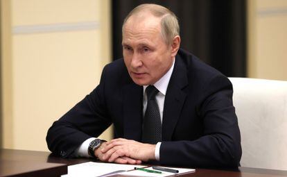 Russian President Vladimir Putin in the Kremlin.