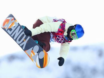 Queralt Castellet of Spain competes in the Snowboard Women&#039;s Halfpipe Qualification Heats on day five of the Sochi 2014 Winter Olympics.