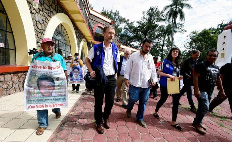 Jan Jarab, pictured in Ayotzinapa.