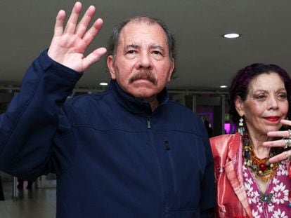 Daniel Ortega and Rosario Murillo, in a file photo.