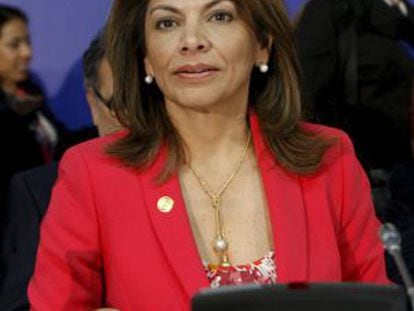 Costa Rican President Laura Chinchilla.