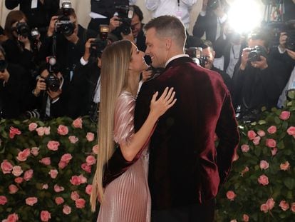 Gisele Bündchen and Tom Brady at the 2019 Met Gala in New York.