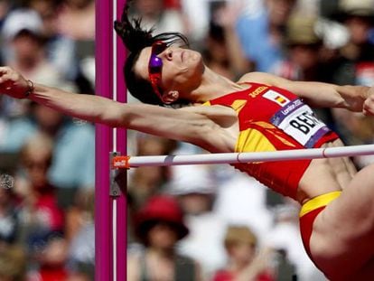 Ruth Beitia provided one of very few high points for Spanish athletics in London.