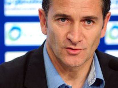 A file picture taken on June 8, 2011 shows French coach of the Spanish team Real Sociedad, Philippe Montanier.