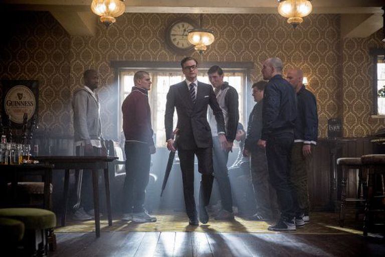 Dressed to kill: Colin Firth in ‘Kingsman: The Secret Service.’