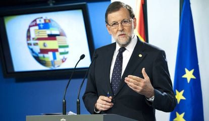 Mariano Rajoy in Brussels.