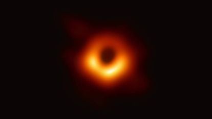 Image of the black hole at the center of the M87 galaxy.