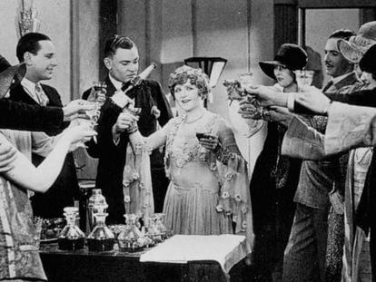 Escena de la película 'Champagne' de Alfred Hitchcock