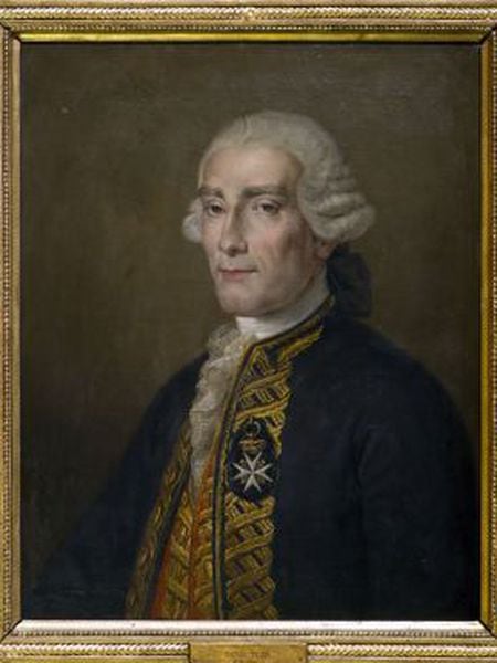 A portrait of Jorge Juan, by Rafael Tejeo.