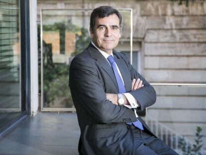 Xavier Adserà, chairman of the BCN World project, photographed in Barcelona.