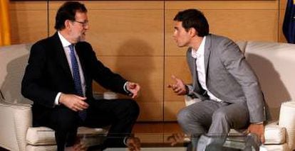 Mariano Rajoy also met with Ciudadanos leader Albert Rivera.