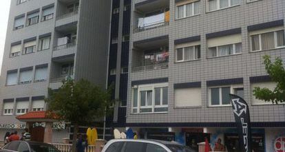 The apartment block in Laredo where the two victims lived.