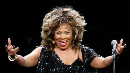 Tina Turner, at a concert in Cologne (Germany), in 2009.