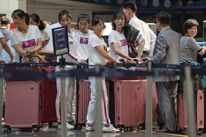 North Korea appears to be cracking open its sealed border with dispatch of  sports delegation