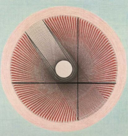 Emma Kunz‘s work ‘No. 20,’ which is believed to be her prediction of the atomic bomb.
