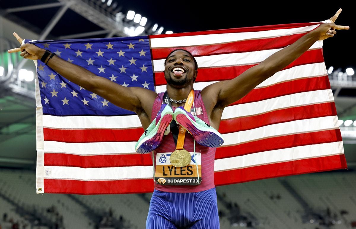 Noah Lyles wins 200meter world title and looks to a star at