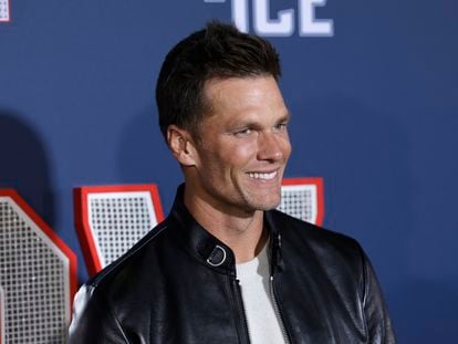 Tom Brady attends the Los Angeles Premiere Screening of Paramount Pictures' "80 For Brady" at Regency Village Theatre on January 31, 2023 in Los Angeles, California