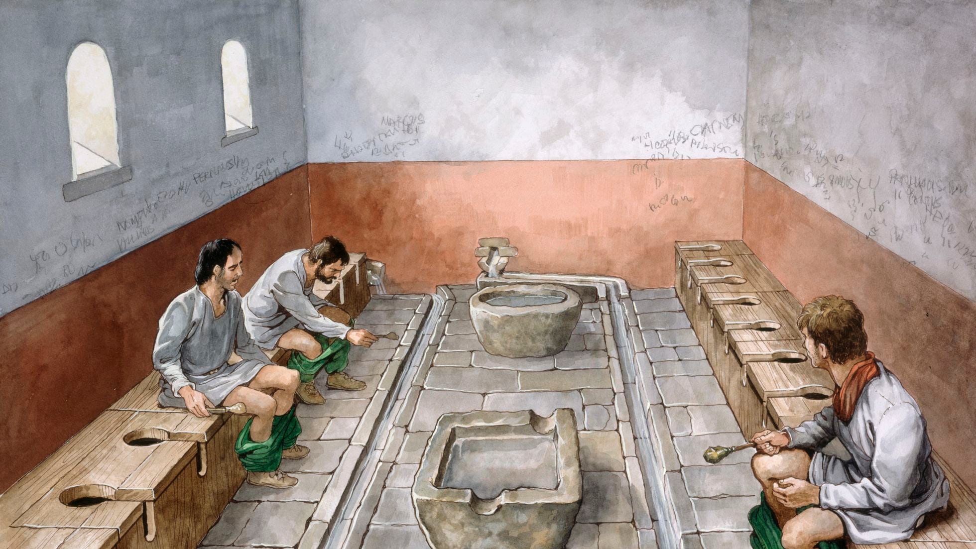 Cacator cave malum': what collective latrines teach us about ancient Rome |  Culture | EL PAÍS English Edition