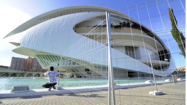 The Palau de les Arts opera house has been closed to the public.