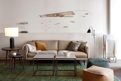 Living room created by interior designer Beatrice Askanazy from Matèria Barcelona.