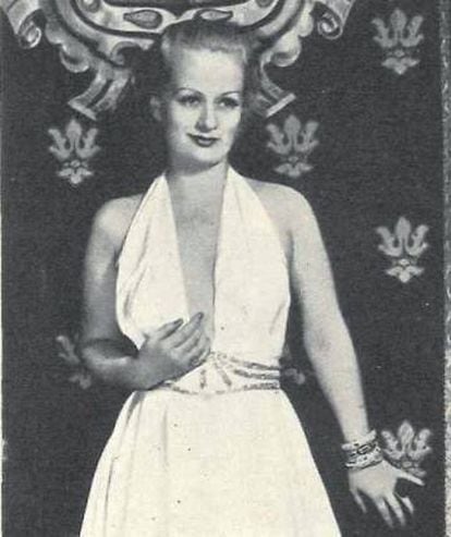 The photograph of herself that Rogers sent to Francisco Franco.