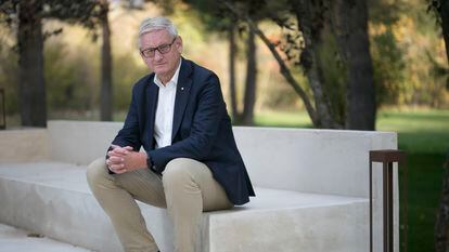 Carl Bildt, former Prime Minister of Sweden, this Wednesday in Rascafría (Spain).