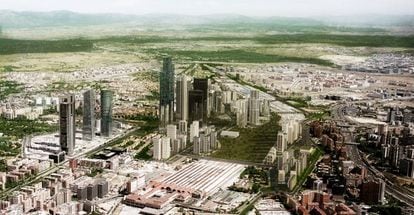Representation of what the new area will look like.