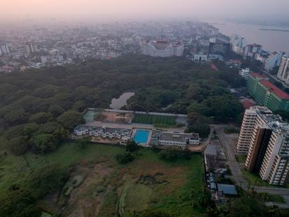 Mangalavanam, a protected bird sanctuary, sits in the heart of the city in Kochi, southern Kerala state, India, March 3, 2023.