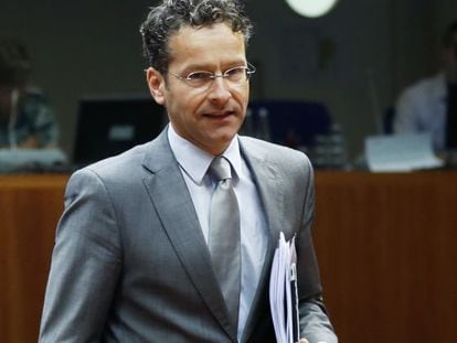 Eurogroup president, Dutch Finance Minister Jeroen Dijsselbloem. 