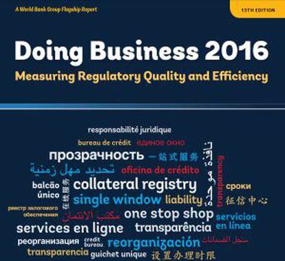 The World Bank ‘Doing Business’ 2016 report.