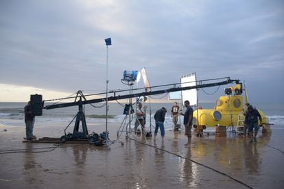 A commercial shoot in Uruguay