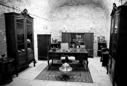 The underground bunker used by the Socialists during the civil war siege of Madrid.