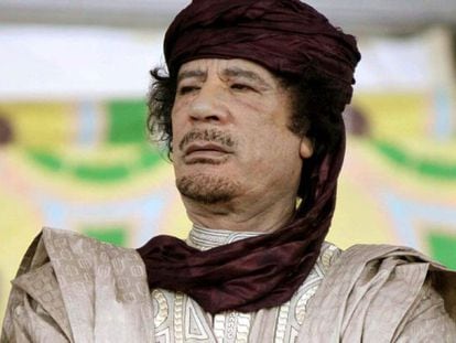 Muammar Gaddafi in October 2009.