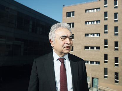 Fatih Birol at EL PAÍS headquarters in January 2023.